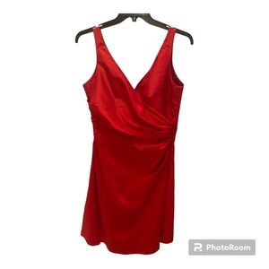 Impression Bridal, Red semi-formal dress. Fits like size 16.